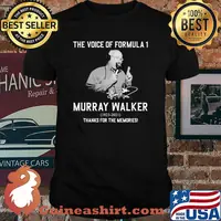 The Voice Of Formula One Murray Walker Thanks For The Memories Signature Shirt