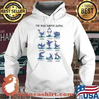 The Yogi Sufer Suttra Shark Shirt Hoodie