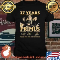 37 Years 1984 2021 Primus Thank You For The Memories Signature Shirt