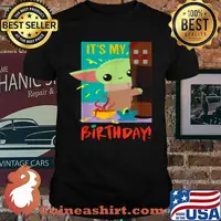 It’s My Birthday Baby Yoda Star Wars The Mandalorian Shirt