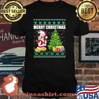 Merry Christmas Mickey Snow Shirt