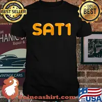 SAT1 Shiny Text by Swagazon Shirt
