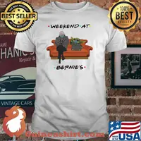 Weekend At Bernie’s Old Man And Baby Yoda Wear Mask Covid Shirt