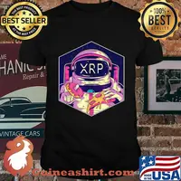 XRP Symbol Crypto Currency To The Moon Astronaut shirt