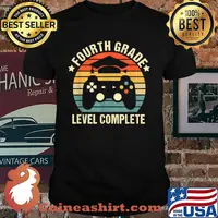 Fourth Grade Level Complete Out 4th grade Last Day Of School vintage T-Shirt