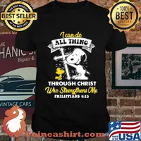 I Can Do All Thing Through Christ Who Strengthens Me Philippians Snoopy Shirt