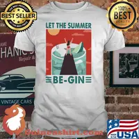 Let The Summer Be Gin Vintage Shirt