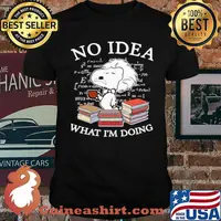 Snoopy Math No Idea what Im doing shirt