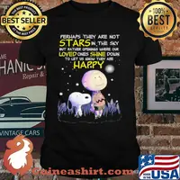 Snoopy perhaps they are not stars in the sky but rather openings where our loved shirt