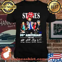 Stones 59th anniversary 1962 2021 signature shirt