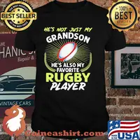 He's Not Just My Grandson He's Also My Favorite Rugby Player Shirt