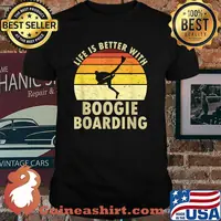 Life Is Better With Boogieboarding Vintage T-Shirt