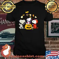 Snoopy peanuts pumpkin halloween shirt