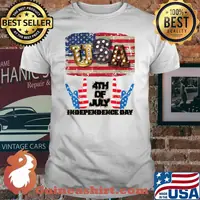 Usa 4th Of July Independence Day with Two Handles Shirt