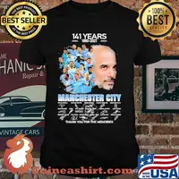 141 years 1880 2021 manchester city thank you for the memories signatures shirt