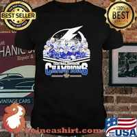 2021 central division champions tampa bay lightning signatures shirt