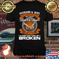 Husband And Wife Not Always Eye To Eye But Heart To Heart T-Shirt