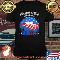 I'm Just A Girl Who Loves Biden Mouth Shirt