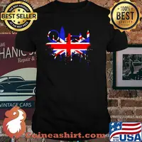 London Skyline England Love Union Jack United Kingdom Flag T-Shirt