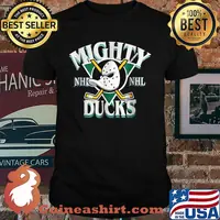 Mightys Ducks Of Anaheim Cosplay Hockey Holiday T-Shirt