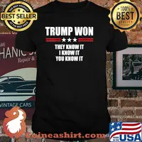 Trump Won You Know It I Know It Shirt