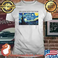 Van Gogh With The Flow Starry Night Shirt