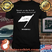 Remember Me when the truth becomes alone alone and sad Imam Hussain Muharram Karbala Flag T-Shirt