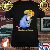You Are My Sunshine eeyore sunflower shirt