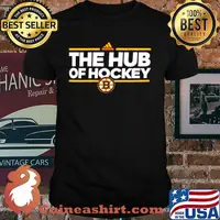 Boston Bruins Adidas the hub of hockey shirt