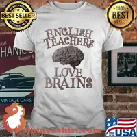 English Teachers LOVE BRAINS Scary Halloween Costume T-Shirt