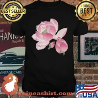 Japanese Art Lotus Flower T-Shirt