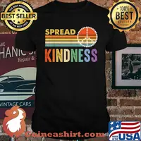 Spread Kindness Peace Vintage Sunset T-Shirt