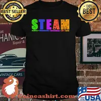 Steam science technology engineering art math shirt