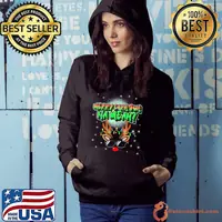 Cool Reindeer Graffiti “Merry Christmas Na Mean” Sunglasses Tee Shirts