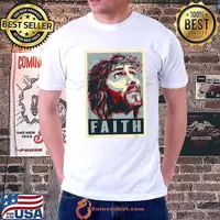 Jesus Christ Faith Iconic Christian T-Shirt