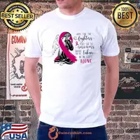 Original breast Cancer Awareness Hope For The Fighters Peace For The Survivors Prayers For The Taken No One Fights Alone Shirt