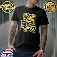 Produce Manager Grocery Store Supervisor T-shirt