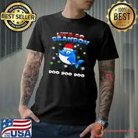 Funny christmas Let’s Go Branson Brandon Baby-Shark Ugly T-Shirt