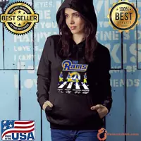 Funny Los Angeles Rams The Rams Players Abbey Road signatures Hoodie