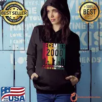 Nice 21st Birthday 21 Years Old Vintage December 2000 T-shirt
