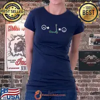Official e-Scooter Equals Happy Smiley Electric Scooter Rider T-Shirt