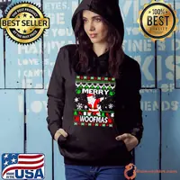 Official Merry Woofmas Great Pyrenees Christmas shirt