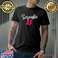 Official sweary AF Funny Swear Word Sarcastic T-Shirt Unisex