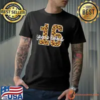 Top 16 Year Old Leopard Print for Teens 16 Years Loved T-shirt