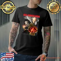Anime One Punch Kawaii Otaku Man Japanese Waifu Manga T-Shirt