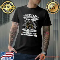 Awesome Now I Lay Me Down To Sleep Beside My Bed G.U.N I Keep For T-Shirt
