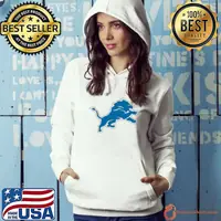 Detroit Lions Iconic Primary Colour Logo Graphic Shirt