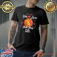 Girls' Hoop on Hula Hoop Women's Sports Outfit Fitness T-shirt