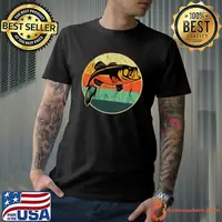 Large Mouth Bass Fish Mens Boys Love Bass Fishing T-shirt