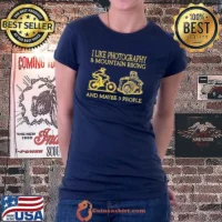 Official i-like-photography-and-mountain-biking-and-maybe-3-people--long-sleeved-t-shirt